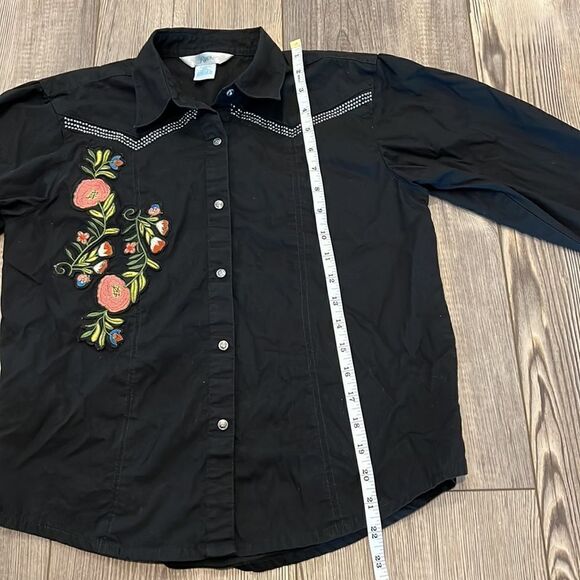 Rock 47 Western Girls Button Down Shirt - Picture 5 of 8